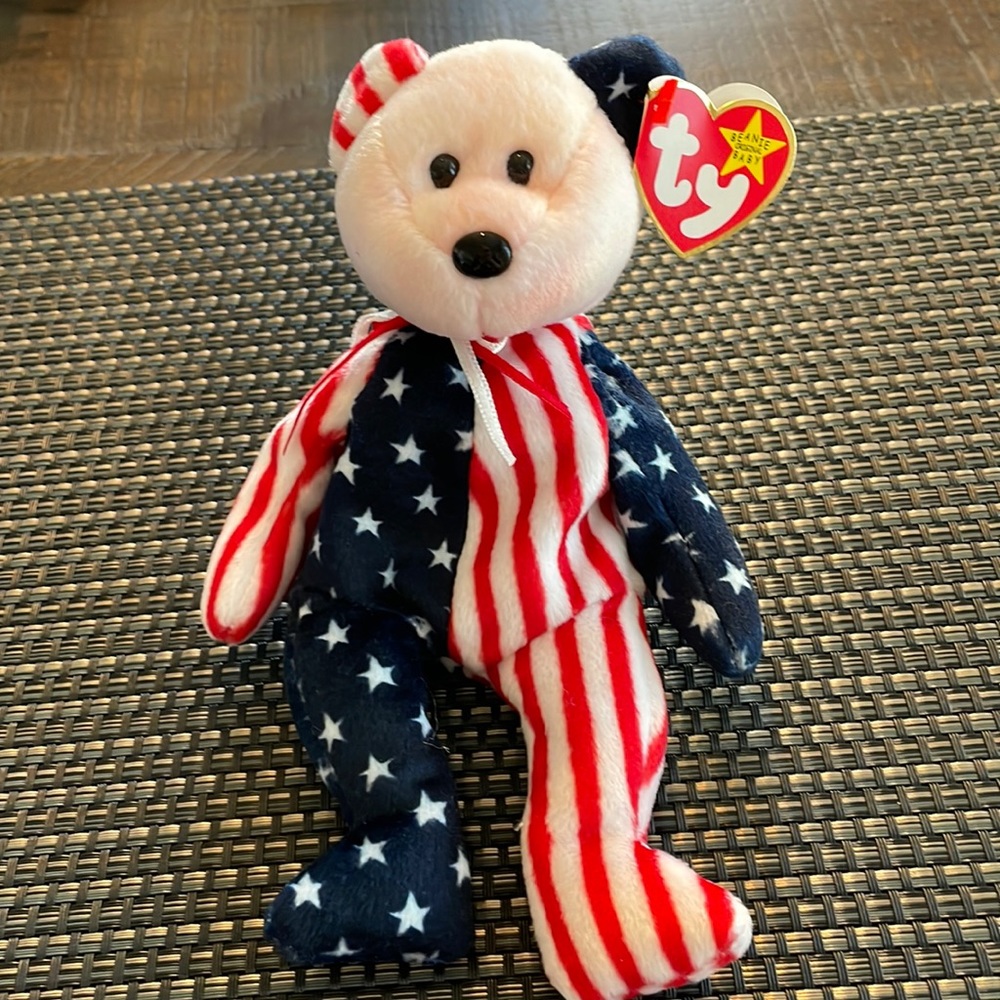 ULTRA RARE Spangle the Bear Beanie Baby